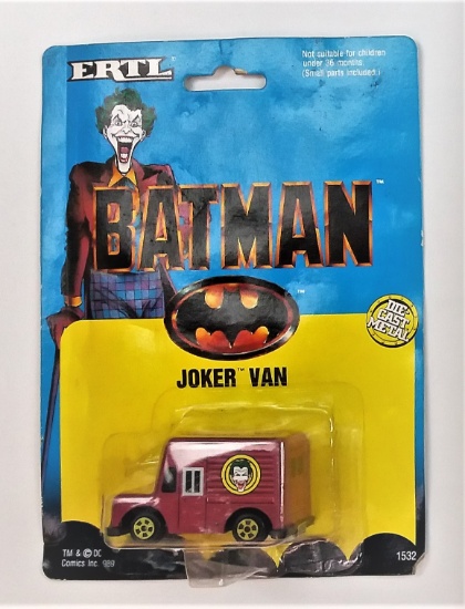 Vintage  Joker Van 1989 ERTL Die Cast Vehicle