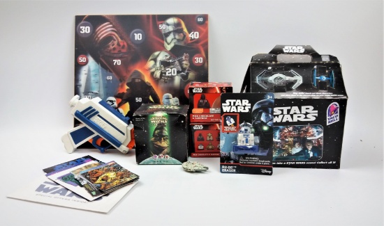 Collectible Lot of Assorted Star Wars Items