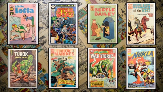 Vintage Golden Age 12 Cent & Collectible Comic Book Grouping