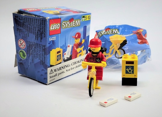 Lego System Set 6420 Classic Town Post Office Mail Carrier OPEN BOX