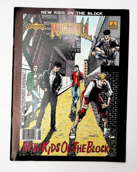 New Kids on the Block 1990 Oversize Comic Book