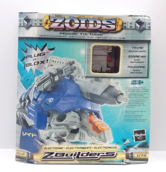 Zoids Missile Tortoise Plug-N-Blox Z-Builders Action Figure Model Kit