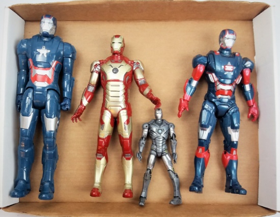 Marvel Iron Man Collectible Action Figure Grouping