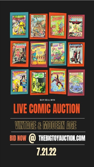 7/21/22 Comic Book Auction C55