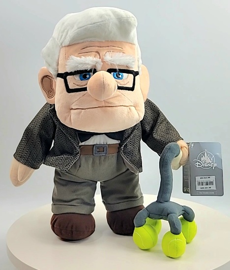 Disney/Pixar 10th Anniversary "Up" Carl Plush Stuffed Doll NWT