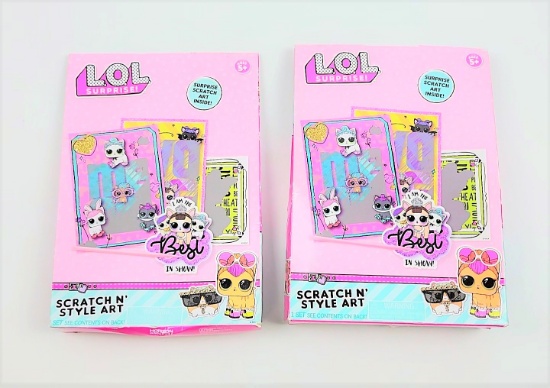 LOL Surprise Scratch N' Style Art Grouping in Original Packaging