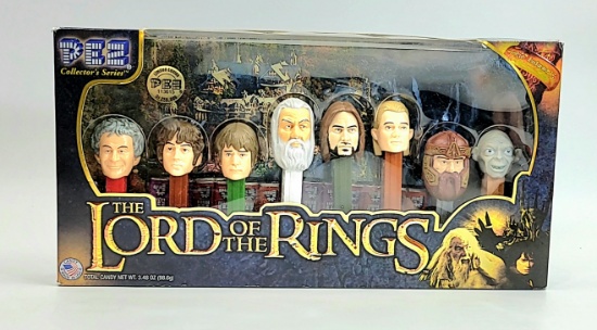 Lord of the Rings 8 Character PEZ Dispensers Retired Walmart Exclusive LOTR Collectors Set