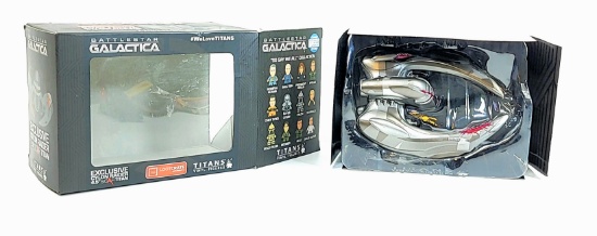 Battlestar Galactica Cylon Raider 4.5" Scar Titan Vinyl Figure Loot Crate Exclusive