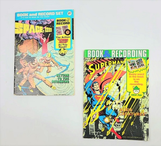 Vintage Book and Record Comic Book Grouping