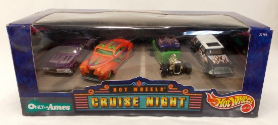2000 Hot Wheels Cruise Night 4 Car Ames Exclusive Set