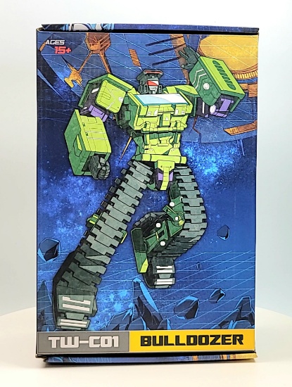 Toy World Bulldozer TW C01 Devastator Bonecrusher *BOX ONLY - NO FIGURE*