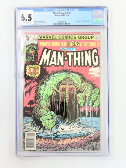 Man-Thing, Vol. 2 #1 - Graded (CGC-6.5 Fine +)