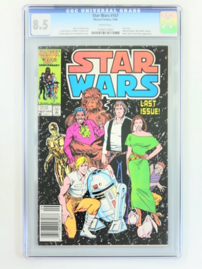 Star Wars, Vol. 1 (Marvel) #107 - Graded (CGC-8.5 Very Fine +)