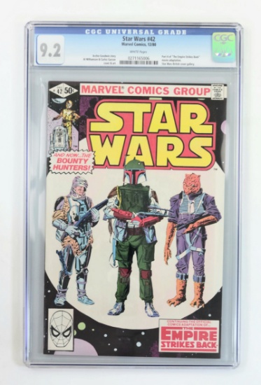 Star Wars, Vol. 1 (Marvel) #42 - Graded (CGC-9.2 Near Mint -)