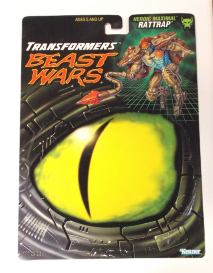Transmetals Rattrap Transformers Beast Wars Cardback