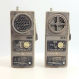 1976 General Electric Walke Talkie 27.125 MHz 2 Toy Set