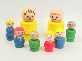 Fisher Price Vintage Play Family Children's Toy Grouping