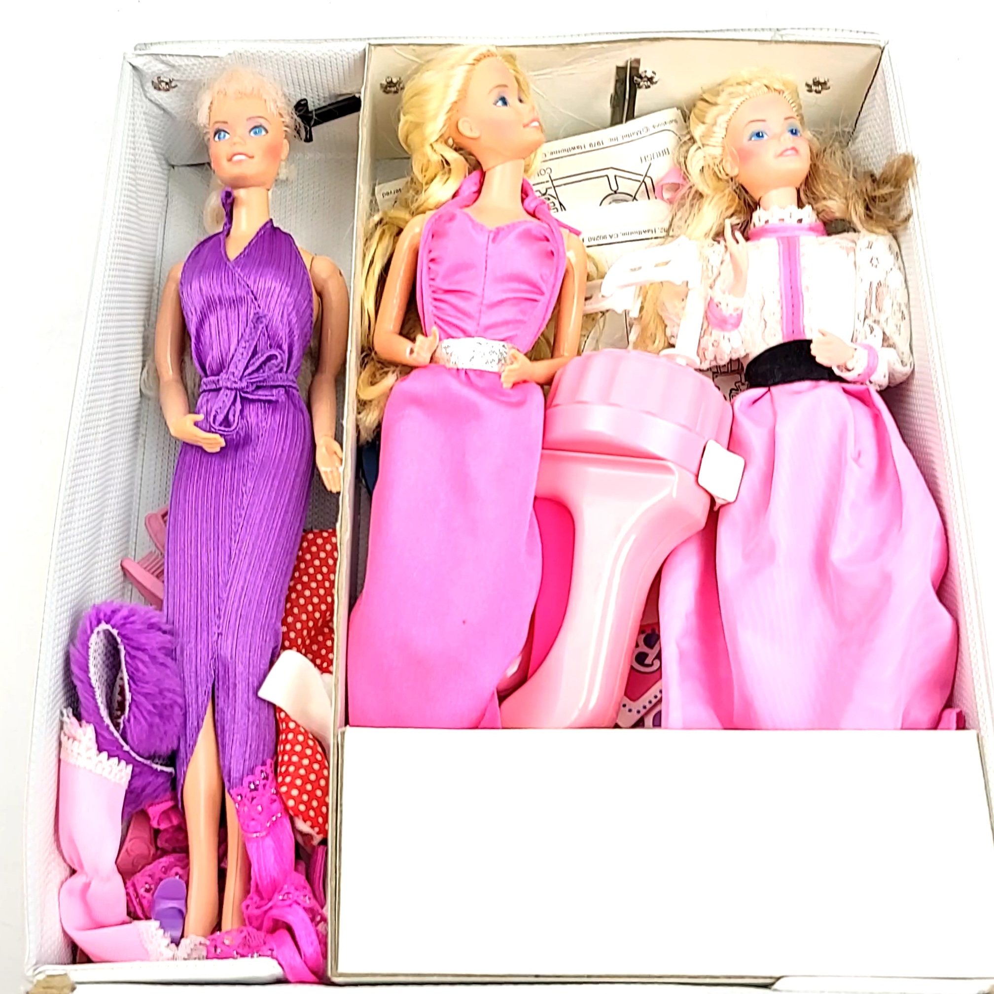 Vintage Barbie Case Vintage Golden Dream Barbie Case Golden Dream Barbie  Fashion Doll Trunk Vintage Fashion Doll Case Doll Wardrobe 