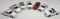 Lot of 7 Miniature Diecast Police Car Toys