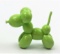 Miniature Lime Green Baloon Dog Kidrobot Souvenir