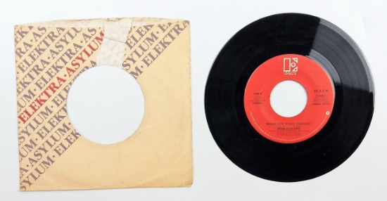 Peter Schilling "Major Tom" 45 RPM 1983 ElektraAsylum Vinyl Record