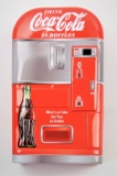 Coca-Cola 1950s Style Vending Machine Tin Coin Bank