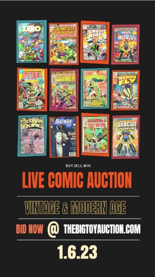 New Year's Comic Book Auction C58