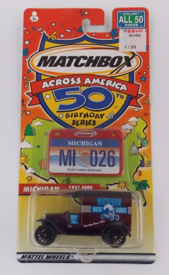 Matchbox Across America Michigan 50th Anniversary Die Cast Vehicle
