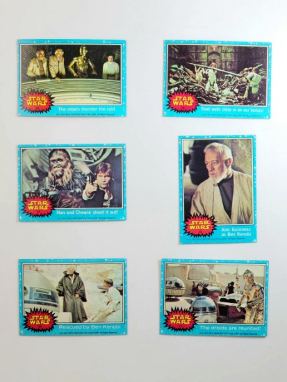 1977 Star Wars Topps Trading Cards Grouping