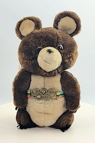 1980 Dakin Misha Olympic Mascot stuffed bear