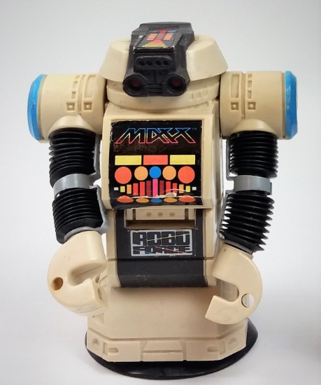 Vintage Robo Force 80's Maxx Steele Robot Action Figure