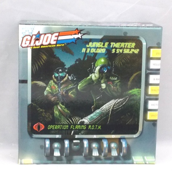 Flaming M.O.T.H.  Jungle Theater G.I. Joe Collector's Club Display Box