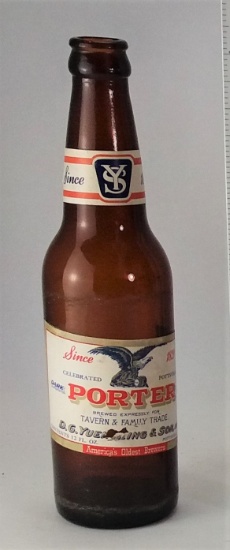 Vintage Yuengling Porter 12 Oz Brown Beer Bottle
