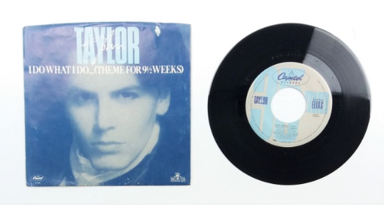 John Taylor "I Do What I Do (Theme from 9 1/2 Weeks)" / "Jazz" 45 RPM 1986 Capitol Vinyl Record