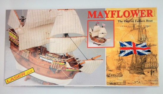 Mamoli Mayflower 1:70 Laser Cut Wooden Ship Model Kit MV49