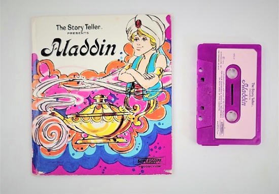 The Story Teller Presents Aladdin Superscope Book & Casette Set