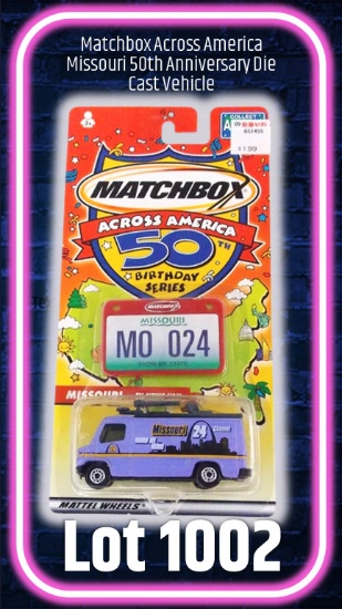 Matchbox Across America Missouri 50th Anniversary Die Cast Vehicle