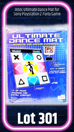 Intec Ultimate Dance Mat for Sony Playstation 2 Party Game