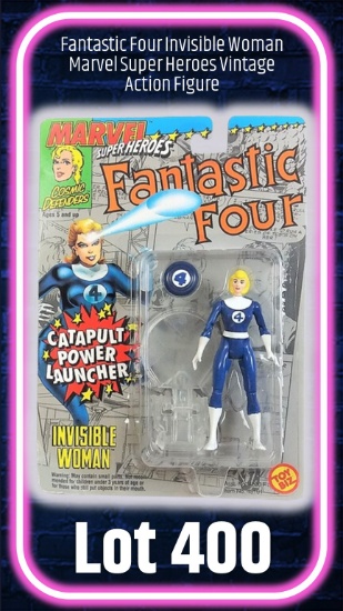 Fantastic Four Invisible Woman Marvel Super Heroes Vintage Action Figure
