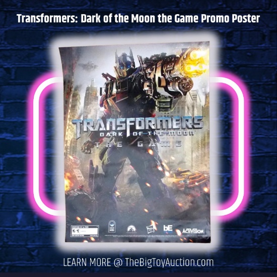 Transformers: Dark of the Moon the Game Promo Poster