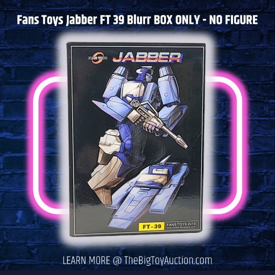 Fans Toys Jabber FT 39 Blurr BOX ONLY - NO FIGURE