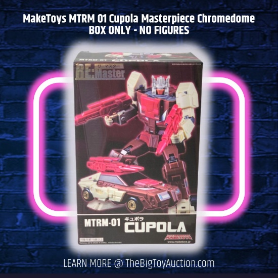 MakeToys MTRM 01 Cupola Masterpiece Chromedome BOX ONLY - NO FIGURES