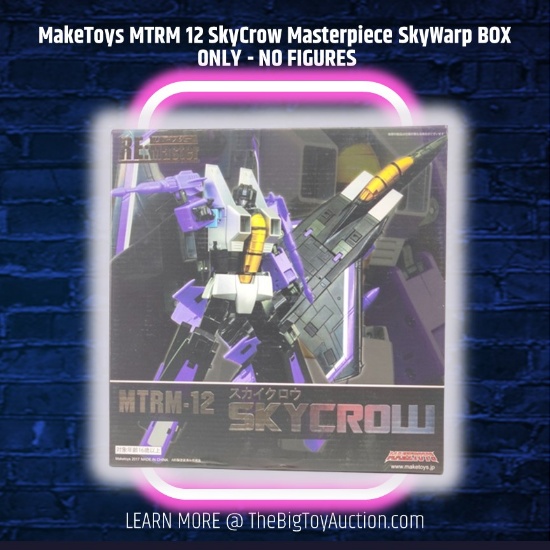 MakeToys MTRM 12 SkyCrow Masterpiece SkyWarp BOX ONLY - NO FIGURES
