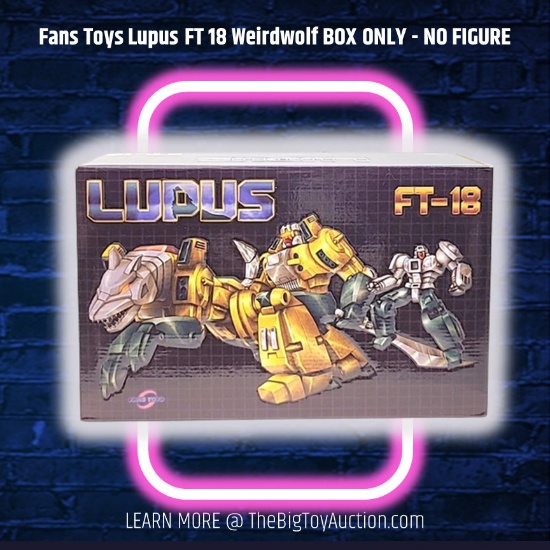 Fans Toys Lupus FT 18 Weirdwolf BOX ONLY - NO FIGURE