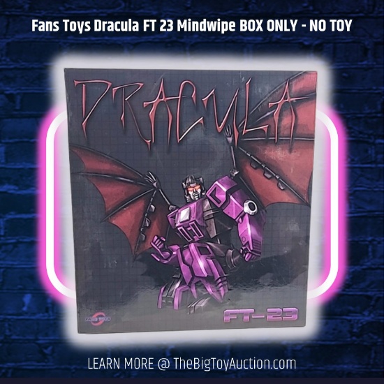 Fans Toys Dracula FT 23 Mindwipe BOX ONLY - NO TOY