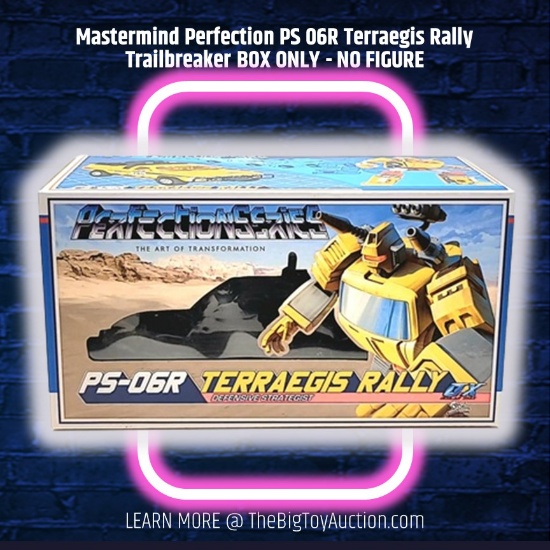 Mastermind Perfection PS 06R Terraegis Rally Trailbreaker BOX ONLY - NO FIGURE