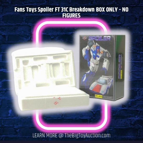 Fans Toys Spoiler FT 31C Breakdown BOX ONLY - NO FIGURES