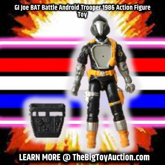 GI Joe BAT Battle Android Trooper 1986 Action Figure Toy