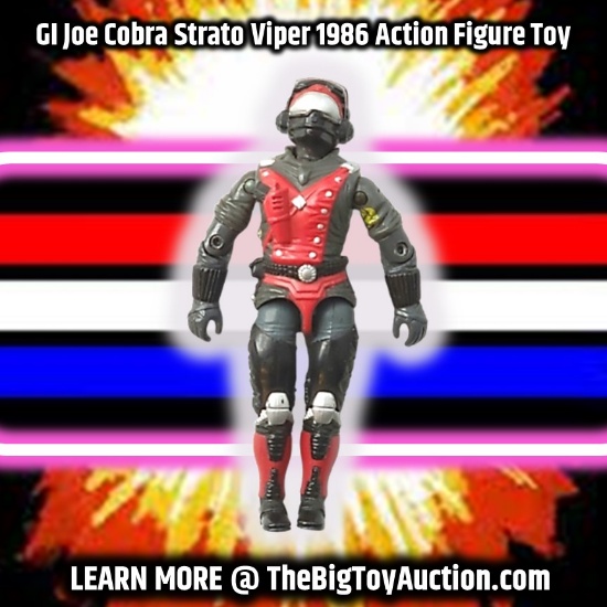 GI Joe Cobra Strato-Viper 1986 Action Figure Toy