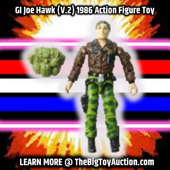 GI Joe Hawk (V.2) 1986 Action Figure Toy